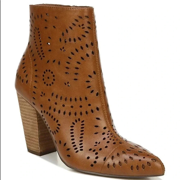 Carlos Santana Dark Tan Bootie - Picture 1 of 7